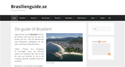 Desktop Screenshot of brasilienguide.se