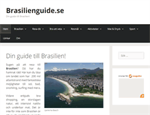 Tablet Screenshot of brasilienguide.se